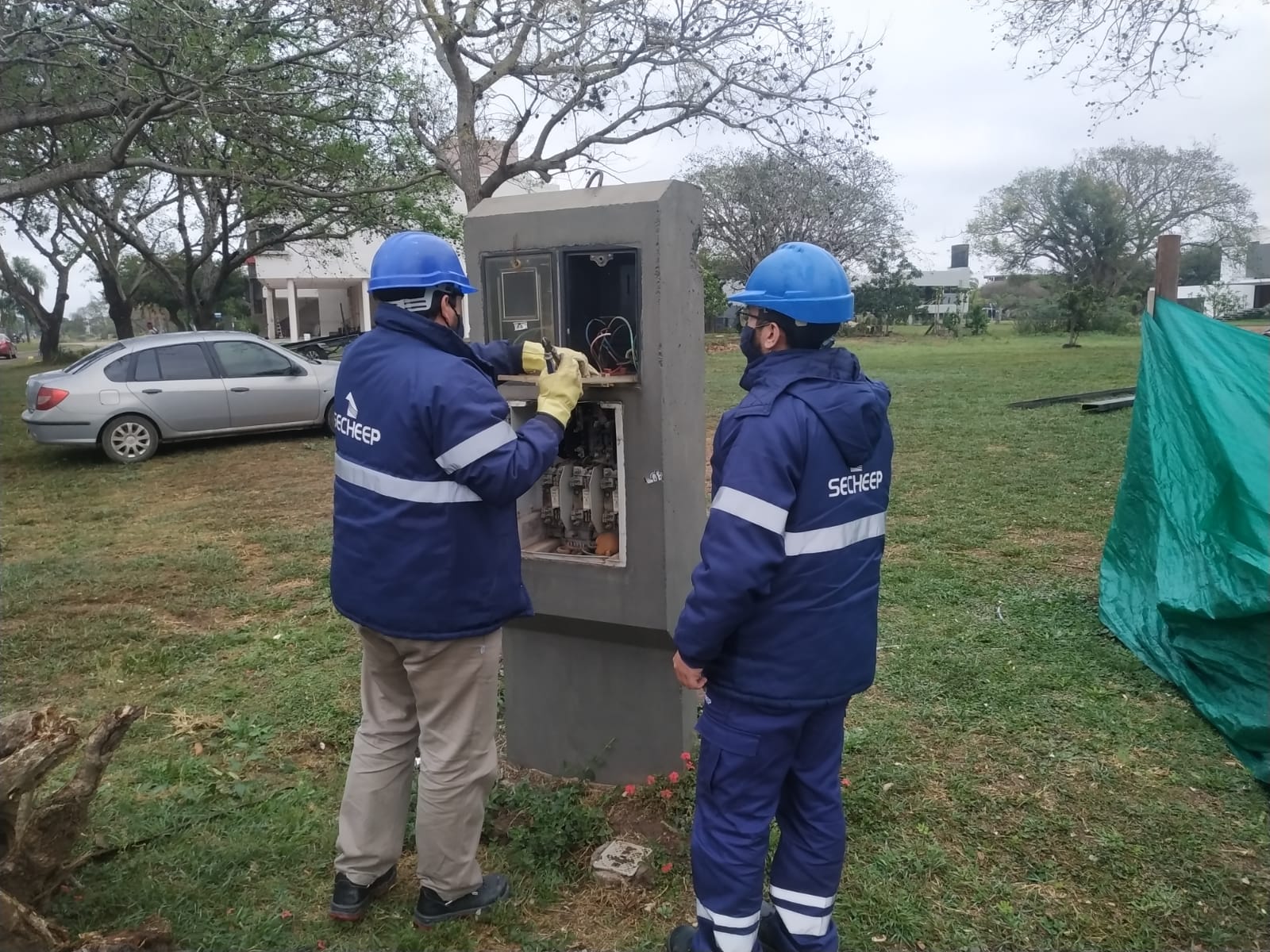 Secheep detectó conexiones ilegales en el barrio La Ribera de Resistencia
